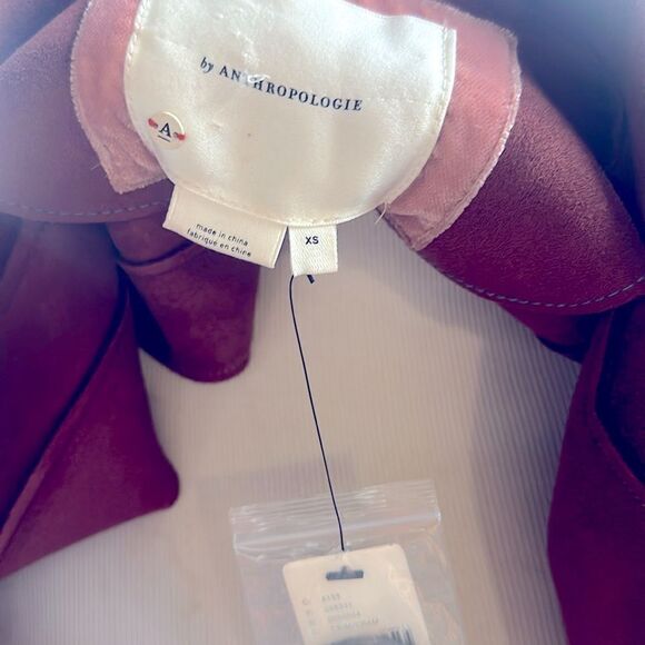 NWT 🎁 Anthropologie  Long MicroSuede Vest/Dress - Picture 7 of 9